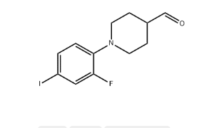 4-Piperidinecarboxaldehyde, 1-(2-fluoro-4-iodophenyl)-