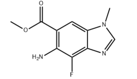 Methyl 5-amino-4-fluoro-1-methyl-1H-benzimidazole-6-carboxylate