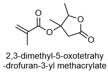 2,3-dimethyl-5-oxotetrahydrofuran-3-yl methacrylate