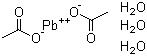 CAS # 6080-56-4, Lead acetate trihydrate, Lead(II) acetate trihydrate