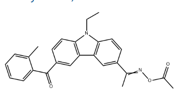 1-[9-Ethyl-6-(2-methylbenzoyl)-9H-carbazol-3-yl]ethanone 1-(O-acetyloxime)