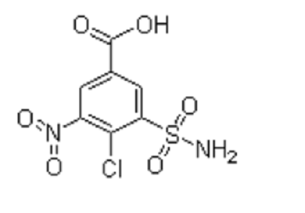 4-Chloro-3-nitro-5-sulphamoylbenzoic acid