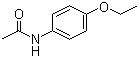 CAS # 62-44-2, Phenacetin, 4'-Ethoxyacetanilide, 4-Acetophenetidine