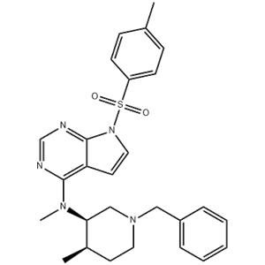 7H-Pyrrolo[2,3-d]pyriMidin-4-aMine, N-Methyl-N-[(3R,4R)-4-Methyl-1-(phenylMethyl)-3-piperidinyl]-7-[(4-Met hylphenyl)sulfonyl]-