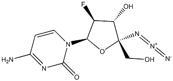 4'-C-azido-2'-deoxy-2'-fluoro-beta-D-arabinocytidine