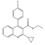 Ethyl-2-cyclopropyl-4-(4-fluorophenyl)-quinolyl-3-carboxylate