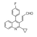 (E)-3-[2-Cyclopropyl-4-(4-fluorophenyl)-3-quinolinyl-2-propenal