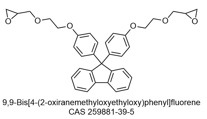 9,9-Bis[4-(2-oxiranemethyloxyethyloxy)phenyl]fluorene