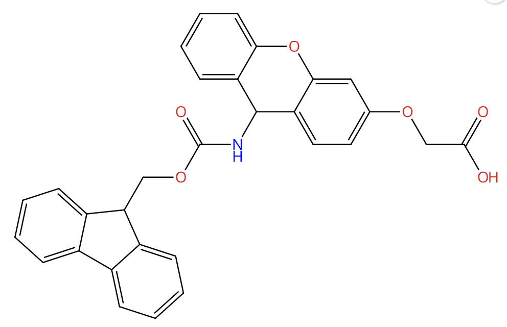 2-[[9-[[(9H-Fluoren-9-ylmethoxy)carbonyl]amino]-9H-xanthen-3-yl]oxy]acetic acid