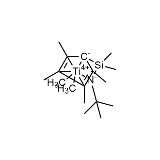 Dimethylsilylene(tert-butylamino)(tetramethylcyclopentadienyl)dimethyl titanium