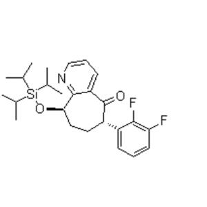 (6S,9R)-6-(2,3-Difluorophenyl)-6,7,8,9-tetrahydro-9-[[tris(1-methylethyl)silyl]oxy]-5H-cyclohepta[b]pyridin-5-one