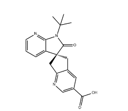 (6S)-2'-oxo-1',2',5,7'-tetrahydrospiro[cyclopenta[b]pyridine-6,3'-pyrrolo[2,3-b]pyridine]-3-carboxylic acid