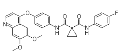 N-[4-[(6,7-Dimethoxy-4-quinolinyl)oxy]phenyl]-N'-(4-fluorophenyl)-1,1-cyclopropanedicarboxamide