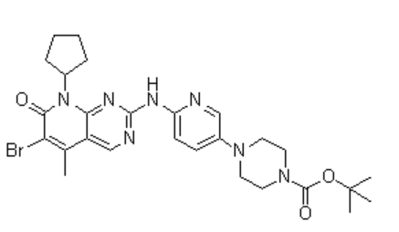 4-[6-[(6-Bromo-8-cyclopentyl-7,8-dihydro-5-methyl-7-oxopyrido[2,3-d]pyrimidin-2-yl)amino]-3-pyridinyl]-1-piperazinecarboxylic acid 1,1-dimethylethyl ester