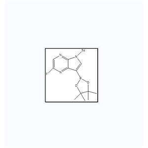 2-fluoro-7-(4,4,5,5-tetramethyl-1,3,2-dioxaborolan-2-yl)-5-trityl-5H-pyrrolo[2,3-b]pyrazine