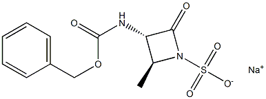 Sodium(2S,3S)-3-(benzyloxycarbonylamino)-2-methyl-4-oxo- azetidine-1-sulfonate