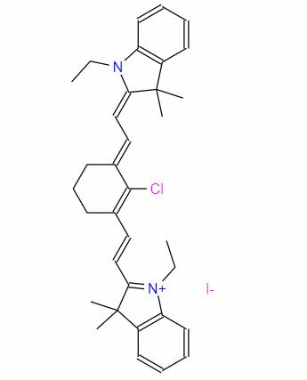 2-((E)-2-((E)-2-chloro-3-(2-((Z)-1-ethyl-3,3-dimethylindolin-2-ylidene)ethylidene)cyclohex-1-en-1-yl)vinyl)-1-ethyl-3,3-dimethyl-3H-indol-1-ium iodide