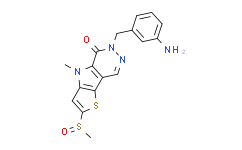 6-(3-Aminobenzyl)-4-methyl-2-(methylsulfinyl)-4H-thieno[2',3':4,5]pyrrolo[2,3-d]pyridazin-5(6H)-one