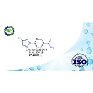 (S)-1-(6-(4-fluoro-1H-pyrazol-1-yl)pyridin-3-yl)ethanamine