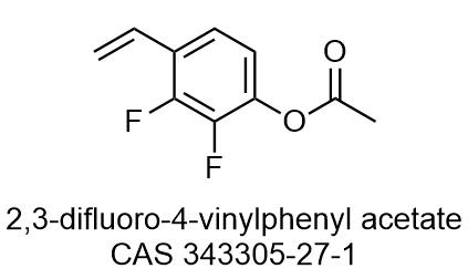 2,3-difluoro-4-vinylphenyl acetate