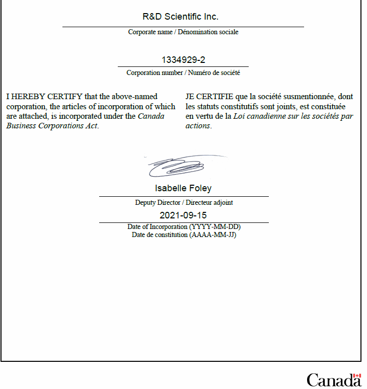 Business License Of EnterpriseLegal Person