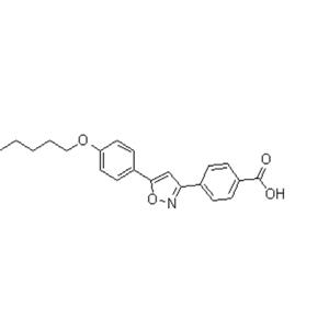 4-[5-(4-Pentyloxyphenyl)isoxazol-3-yl]benzoic acid