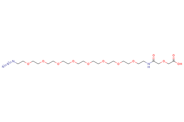 2-((Azido-PEG8-carbamoyl)methoxy)acetic acid