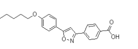 4-[5-(4-Pentyloxyphenyl)isoxazol-3-yl]benzoic acid