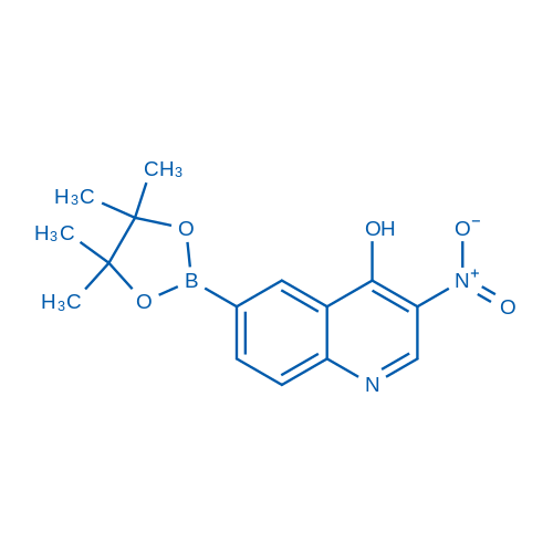 3-Nitro-4-quinolinol-6-boronic acid pinacol ester