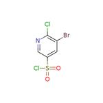 3-Bromo-2-chloropyridine-5-sulfonyl chloride