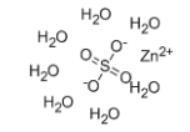 Zinc sulfate heptahydrate Structure