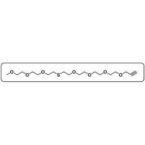 m-PEG3-S-PEG4-propargyl