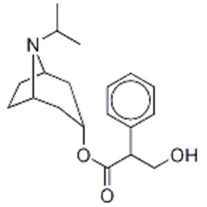 endo-(±)-8-aza-8-isopropylbicyclo[3.2.1]oct-3-yl (hydroxymethyl)phenylacetate