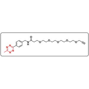 Methyltetrazine-amido-PEG5-alkyne