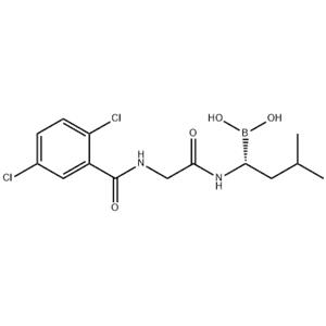 	(R)-1-(2-(2,5-dichlorobenzamido)acetamido)-3-methylbutylboronic acid