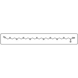 Propargyl-PEG4-S-PEG4-acid