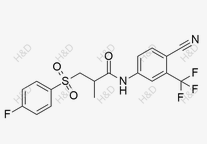 Bicalutamide EP Impurity C (Deshydroxy Bicalutamide)