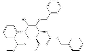 Methyl2-deoxy-2-[[(phenylmethoxy)carbonyl]amino]-3-O-(phenylmethyl)-alpha-D-glucopyranoside6-benzoate