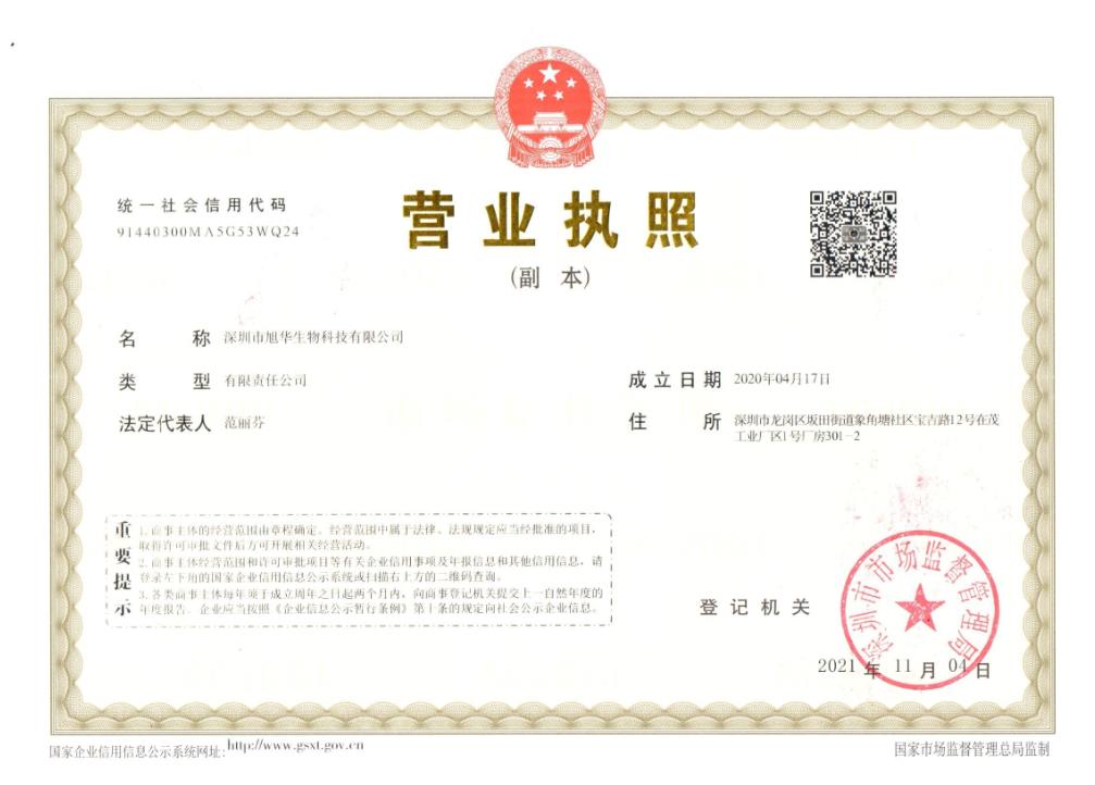 Business License Of EnterpriseLegal Person