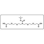 N-Boc-N-bis(PEG2-acid)