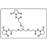 m-C-tri(CH2-PEG1-NHS ester)