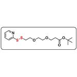 (2-pyridyldithio)-PEG2-t-butyl ester