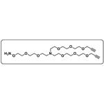 N-(Aminooxy-PEG2)-N-bis(PEG3-propargyl)