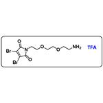 3,4-Dibromo-Mal-PEG2-Amine TFA salt