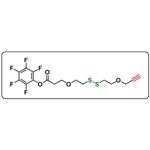 Propargyl-PEG1-SS-PEG1-PFP ester