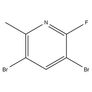 3,5-Dibromo-2-fluoro-6-methylpyridine