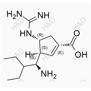 Peramivir Dehydration Deacetylation Impurity