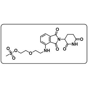 Pomalidomide-NH-PEG2-Ms