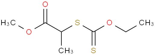 Propanoic acid, 2-[(ethoxythioxomethyl)thio]-, methyl ester