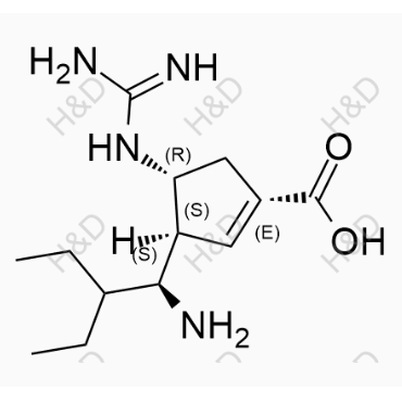 Peramivir Dehydration Deacetylation Impurity